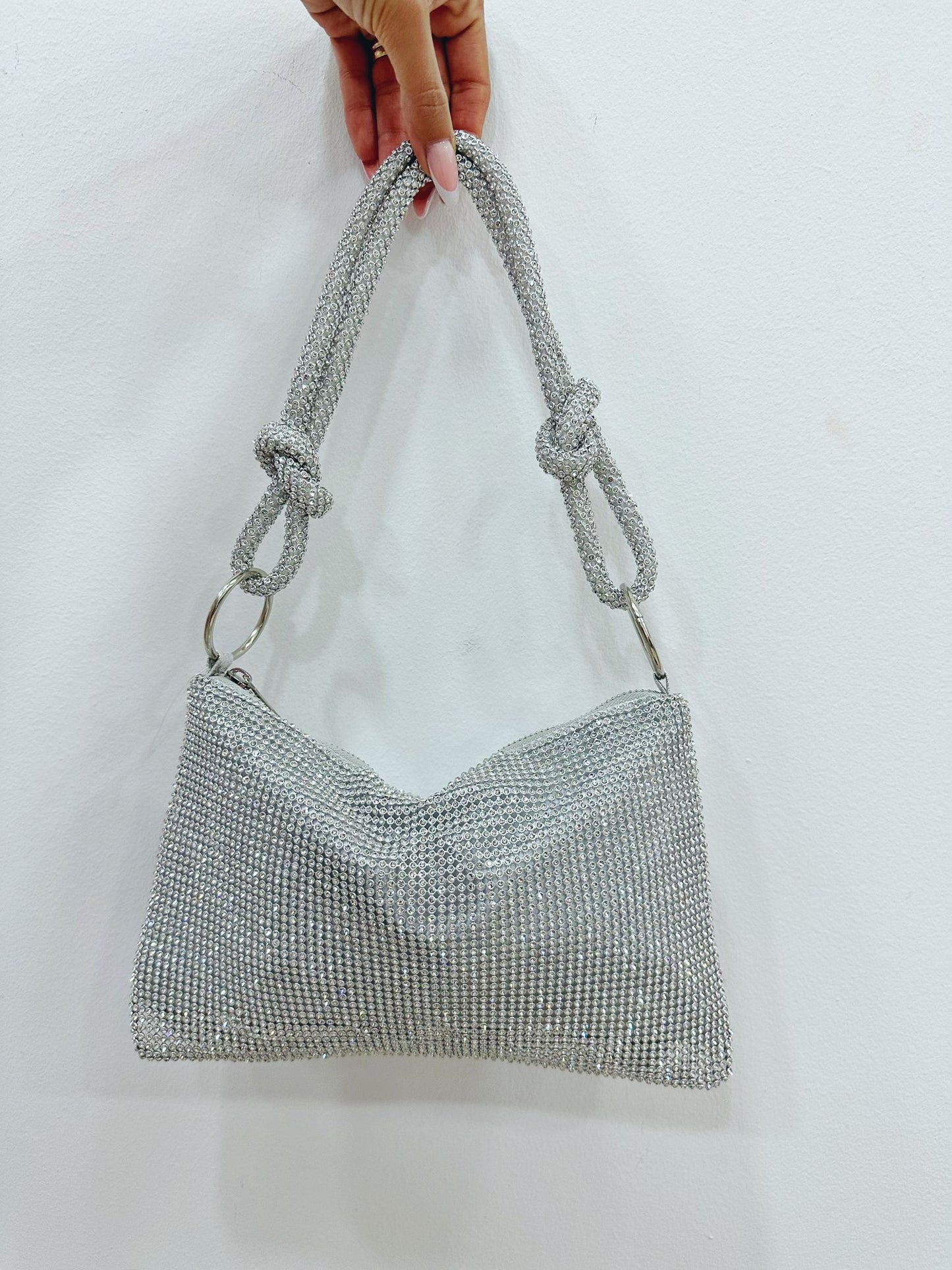 Bolso hombro strass
