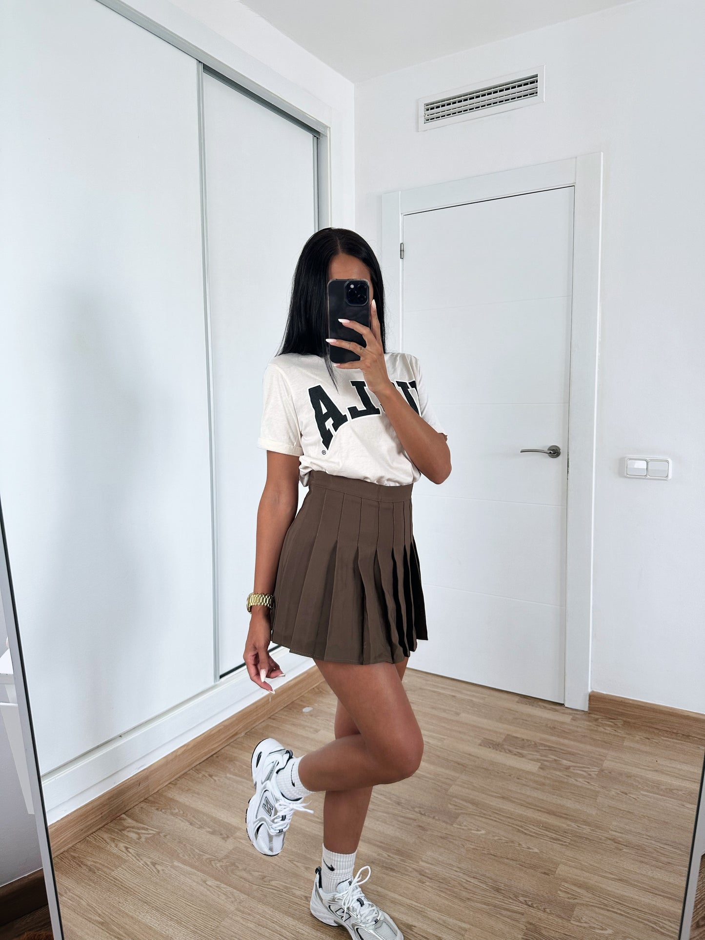 Falda pantalón plisada