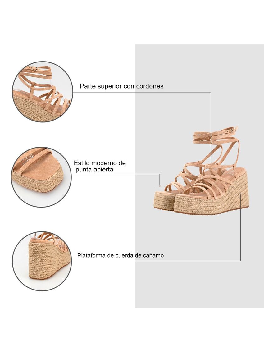 Cuña Savana beige