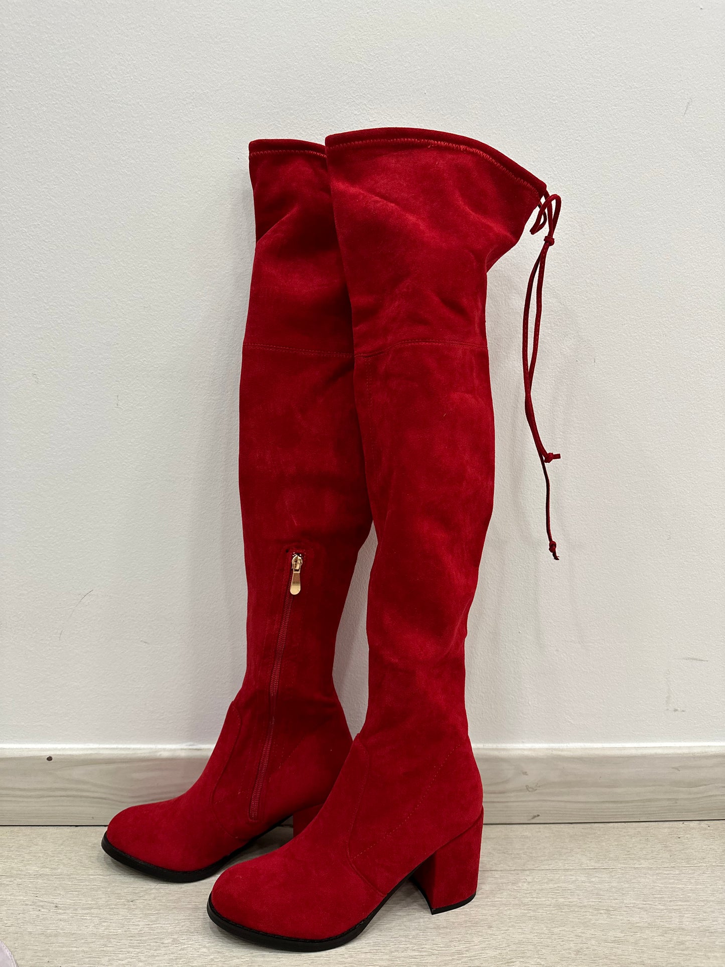 Bota alta Roja