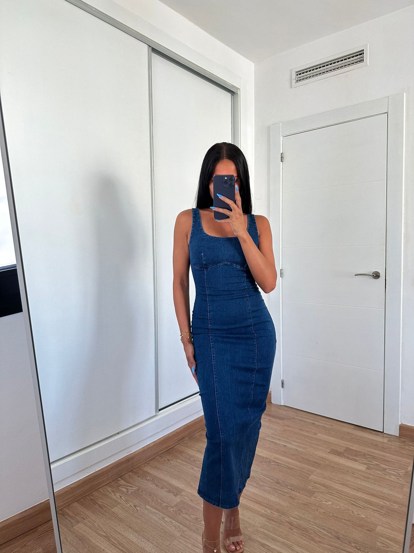 Vestido Denim tirantes