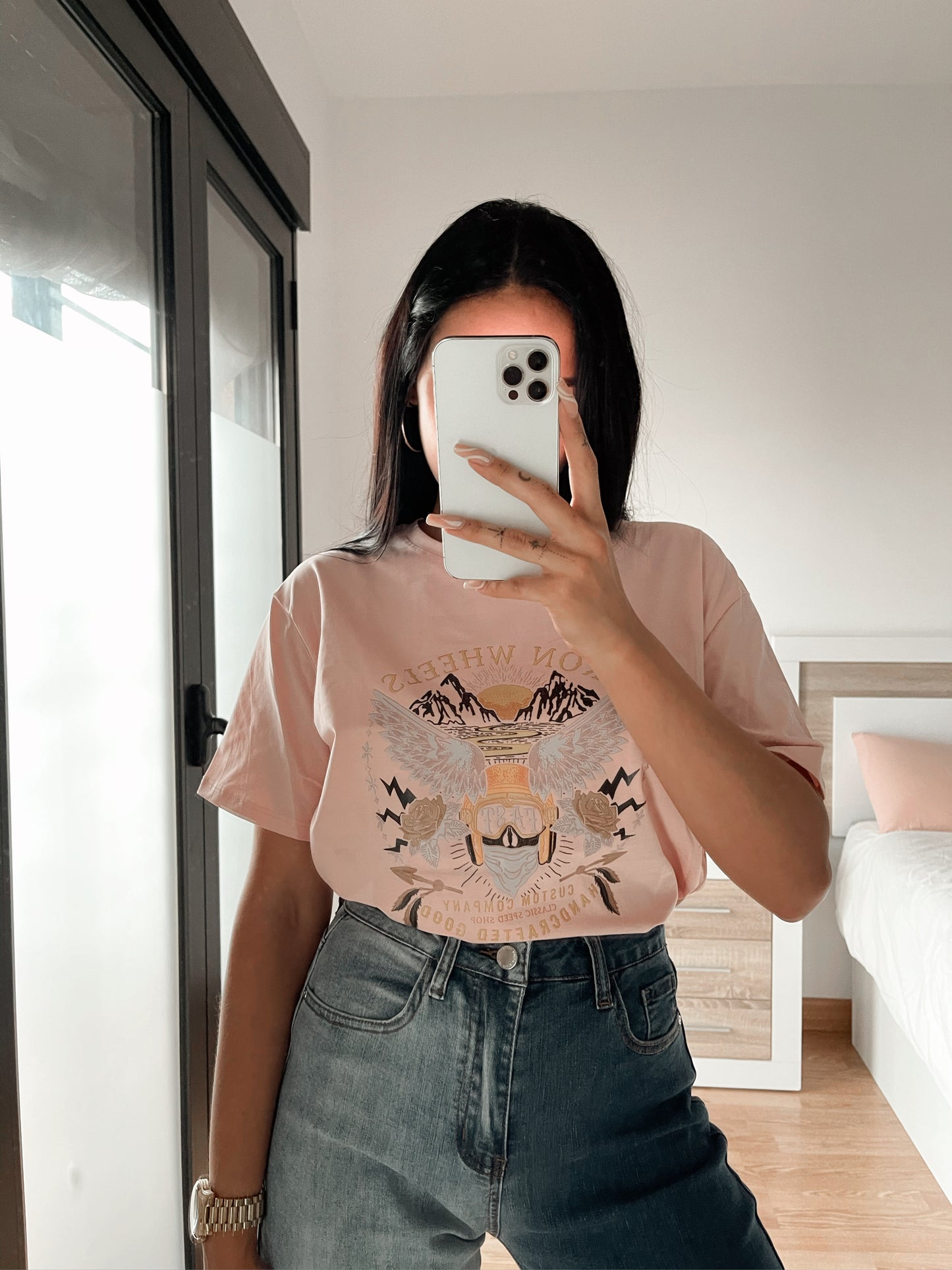 Iron wheels t-shirt