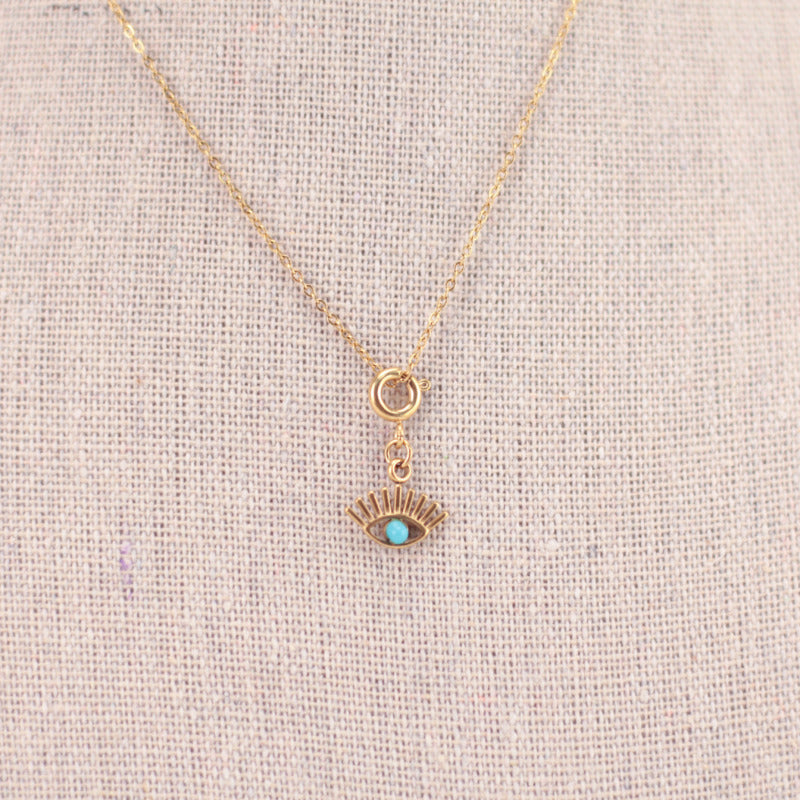 Charm ojo piedra