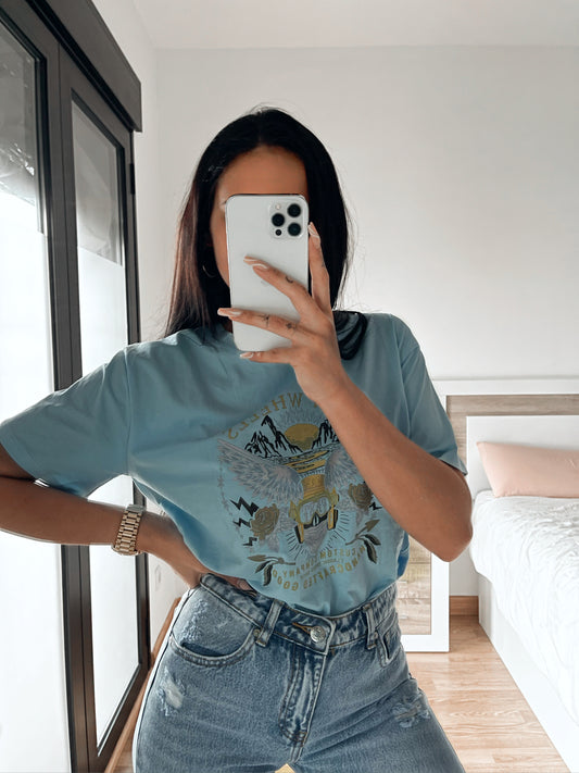 Iron wheels t-shirt