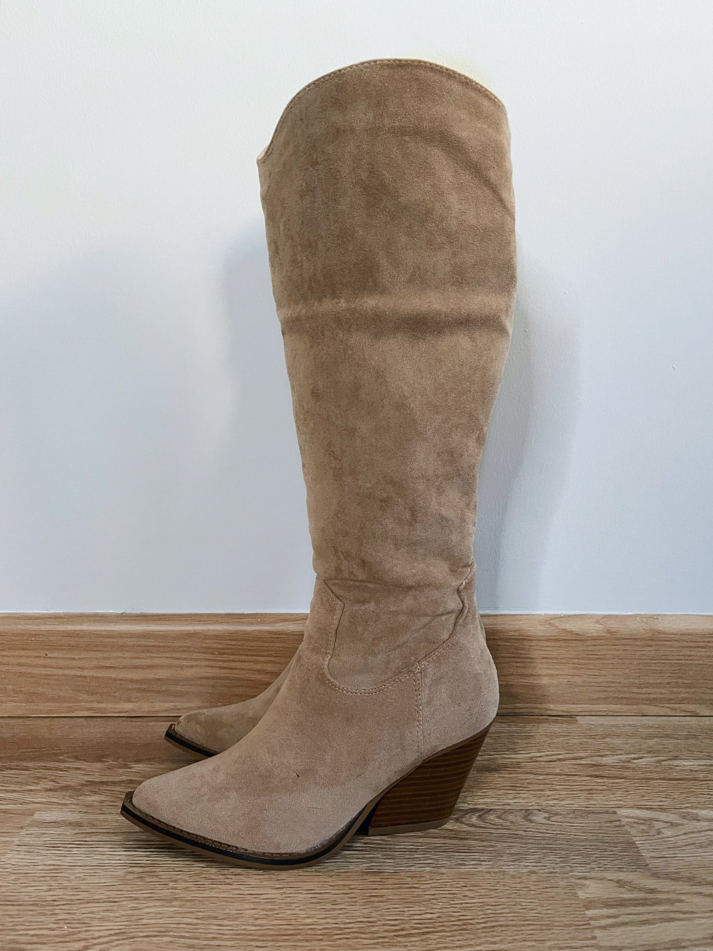 Bota Cowboy beige